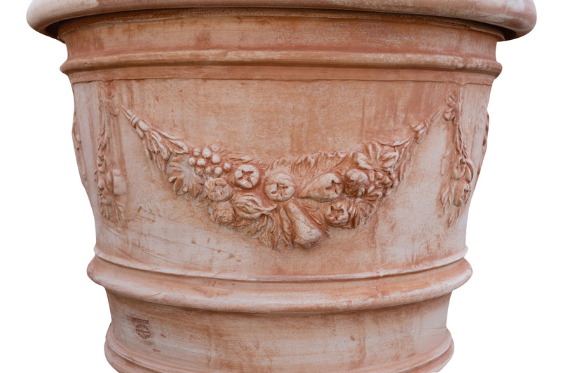 Biscottini Vaso in Terracotta 100% Made in Italy interamente Lavorata a Mano realizzato