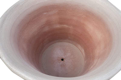Biscottini Vaso in Terracotta smaltato 100% Made in Italy interamente Lavorata a Mano