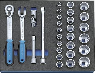 "GEDORE 2005 CT2-D 19 - Kit di bussole, 1/2"", modulo 2/4 CT"
