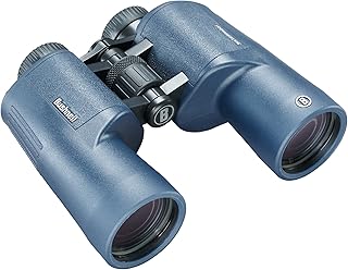 Bushnell - H2O 2 - Binoculars - 7x50 Dark Blue Porro - Fully Multi-Coated - Waterproof/Anti-Fog - Rotating Eyecups - Water Sports - Boating