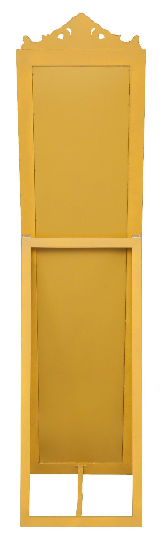 Biscottini Specchiera da terra L43xPR4xH178 cm finitura oro anticato. struttura legno.