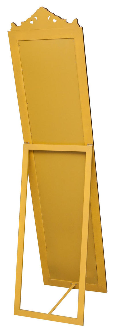 Biscottini Specchiera da terra L43xPR4xH178 cm finitura oro anticato. struttura legno.