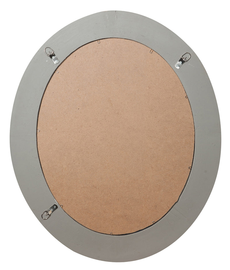 Biscottini Specchiera da appendere verticale/orizzontale L54xPR4xH64 cm finitura grigio anticato.