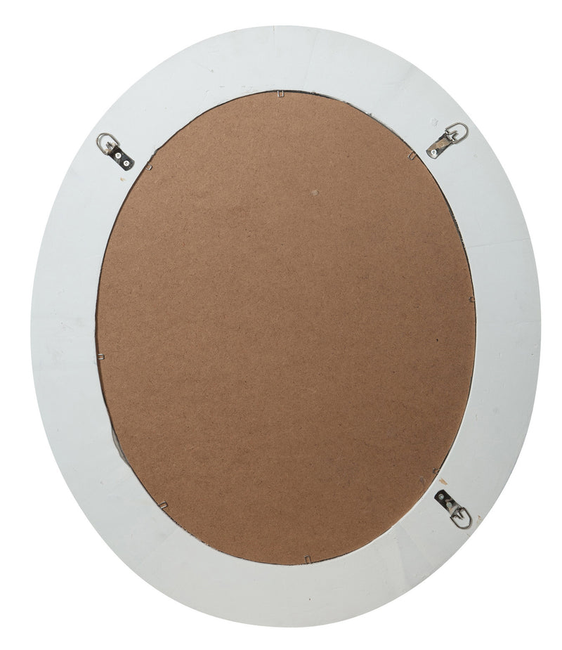 Biscottini Specchiera da appendere verticale/orizzontale L54xPR4xH64 cm. finitura bianco anticato