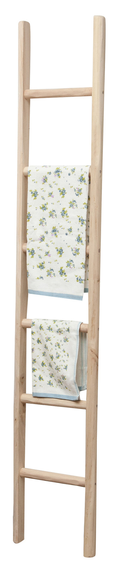 Biscottini Scala in legno grezza L36XPR5,5XH200 cm. Made in Italy