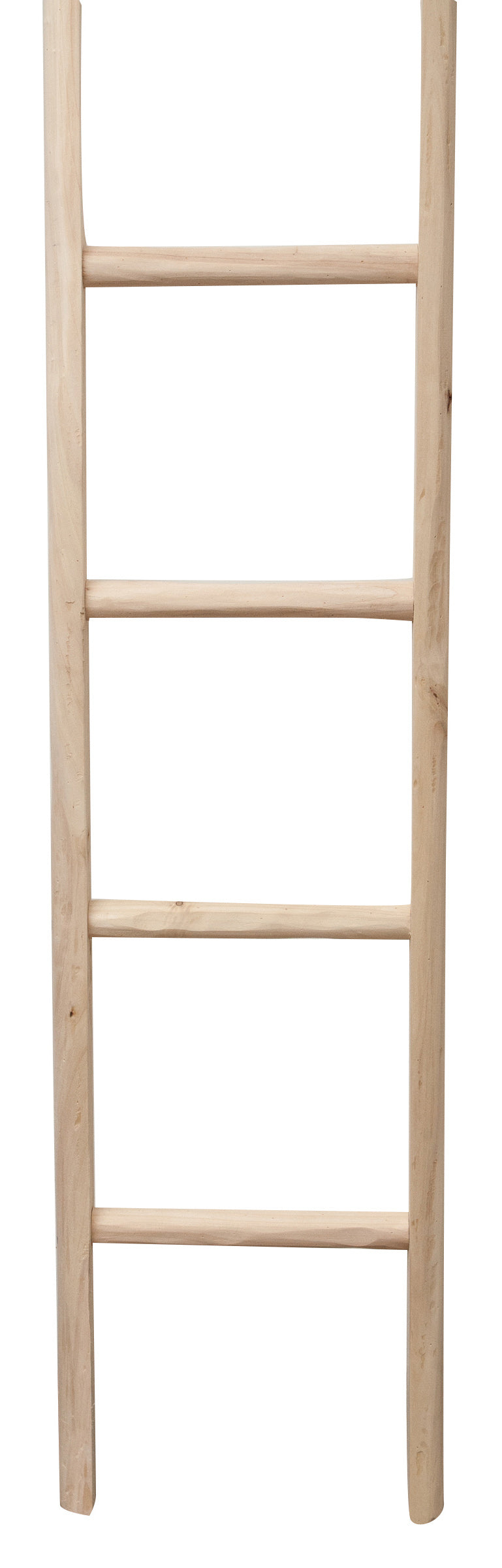 Biscottini Scala in legno grezza L36XPR5,5XH200 cm. Made in Italy