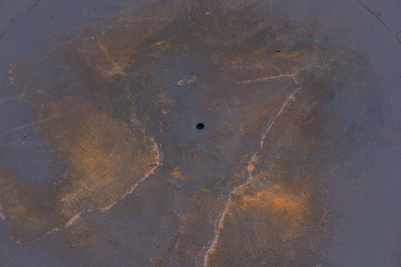 Biscottini VECCHIO CONTENITORE IN FERRO BATTUTO /crogiolo Dimensioni: lunghezza Offerta