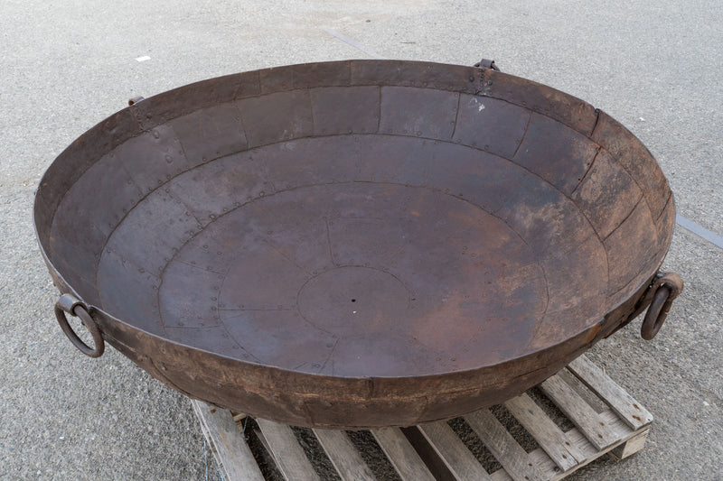 Biscottini VECCHIO CONTENITORE IN FERRO BATTUTO /crogiolo Dimensioni: lunghezza Offerta