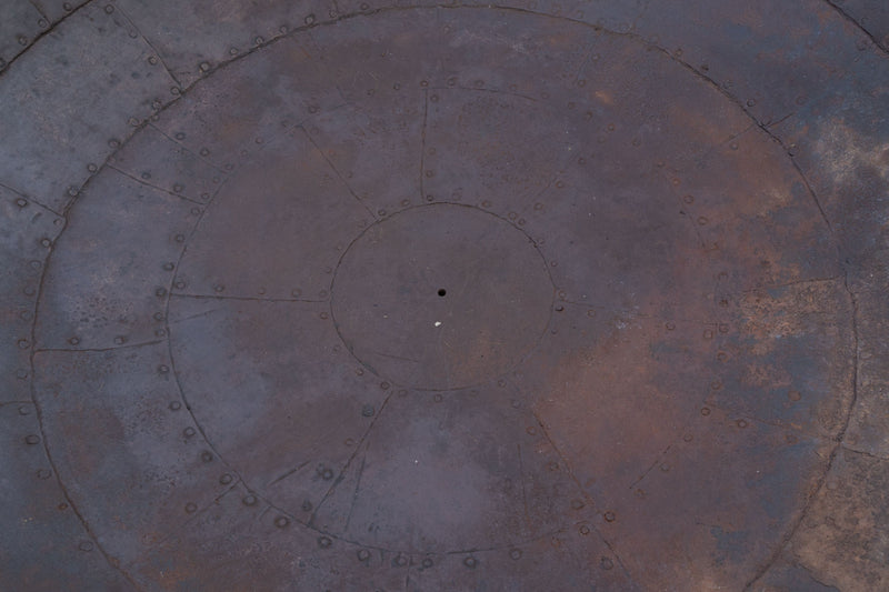 Biscottini VECCHIO CONTENITORE IN FERRO BATTUTO /crogiolo Dimensioni: lunghezza Offerta