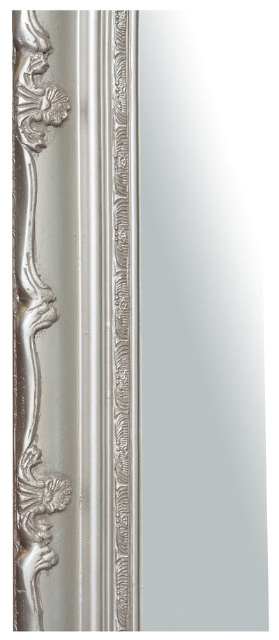 Biscottini Specchiera da appendere verticale/orizzontale finitura foglia argento anticato.