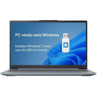 Laptop LENOVO IdeaPad Slim 3 15ABR8  Senza Windows - 15'' FHD IPS - Ryzen 7 5825U - 16 GB di RAM - 512 GB SSD - AZERTY