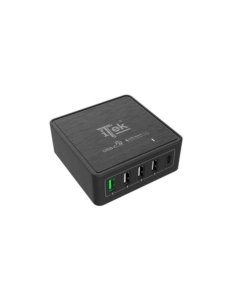 CARICABATTERIE DA TAVOLO CON 5 PORTE USB - 60W (ITSCT4UC60)