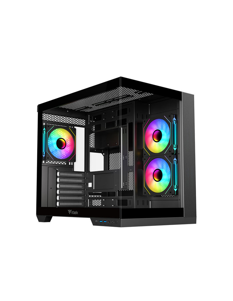 CASE GAMING DARK CAVE DS ITGCADCDSB - NO ALIMENTATORE - NERO