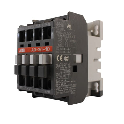 Contattore AC1 25A bobina 24V 50/60HZ + contatto NO tipo A9-30-10 ABB