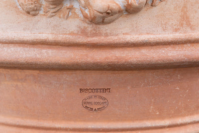 Biscottini Vaso in Terracotta 100% Made in Italy interamente Lavorata a Mano orcio conca