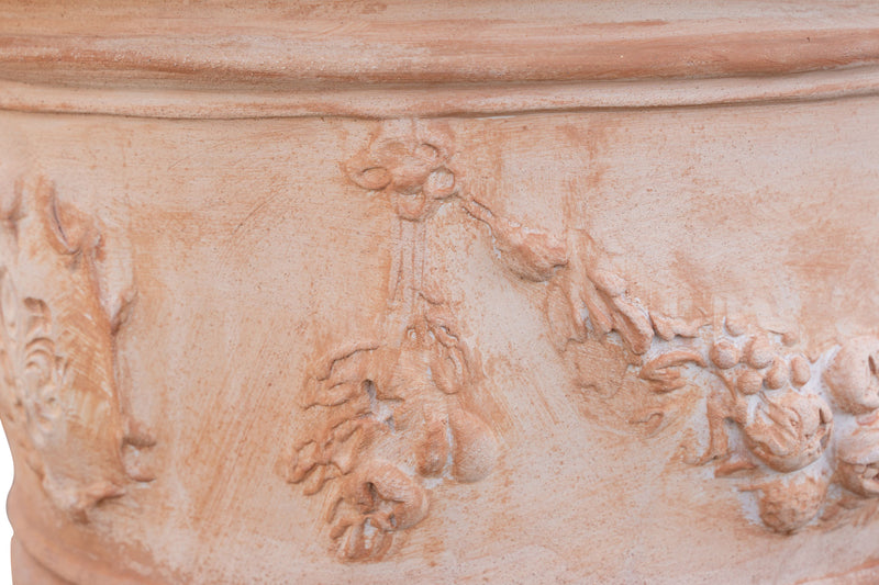 Biscottini Vaso in Terracotta 100% Made in Italy interamente Lavorata a Mano orcio conca