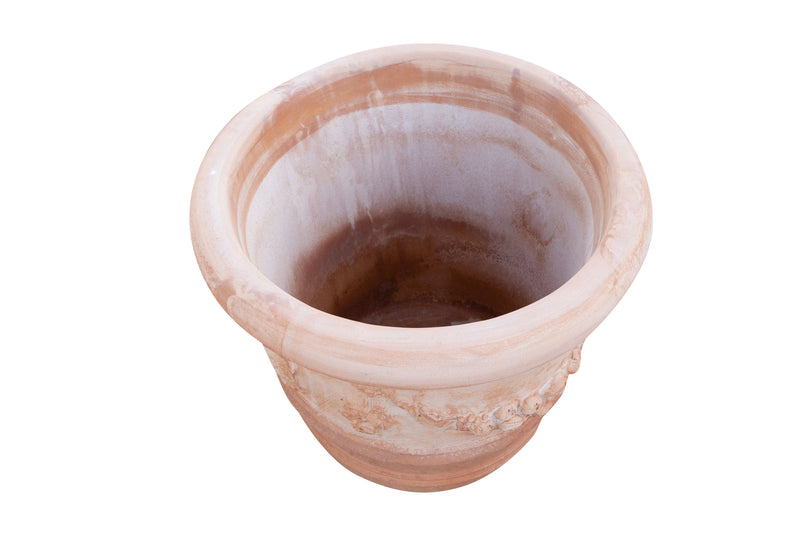 Biscottini Vaso in Terracotta 100% Made in Italy interamente Lavorata a Mano orcio conca