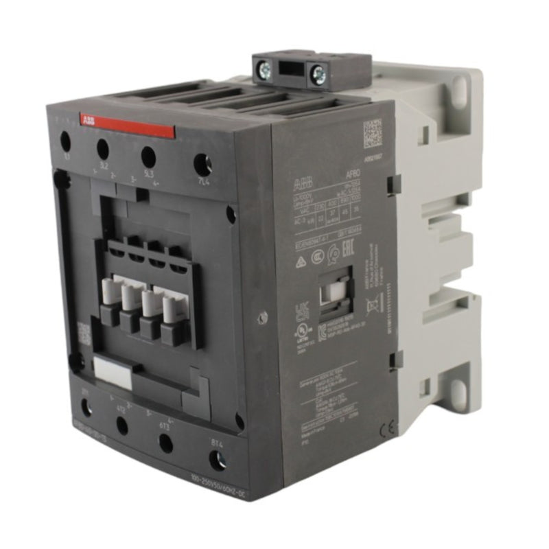 Contattore AC1 125A bobina 230V tipo AF80-40-00-13 tetrapolare ABB