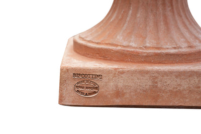 Biscottini Vaso Toscano invecchiato in terracotta toscana 100% Made in Italy interamente Lavorato a Mano L60xPR60xH72 cm