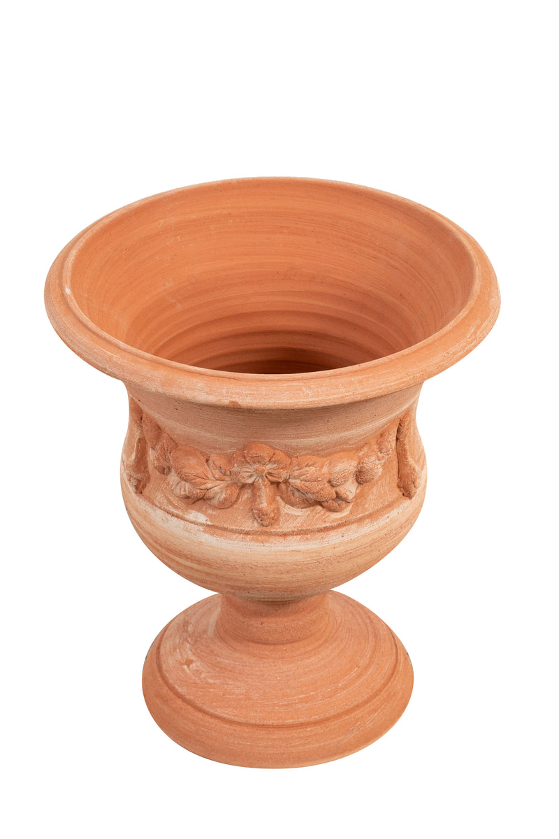 Biscottini Vaso coppa in Terracotta 100% Made in Italy interamente Lavorata a Mano