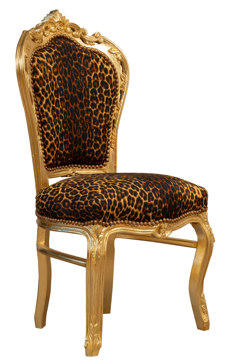 Biscottini Sedia poltrona stile francese Luigi XVI in legno massello di faggio poltroncina