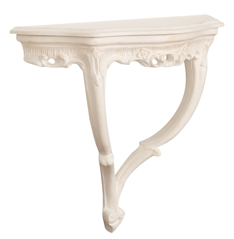 Biscottini CONSOLLE IN LEGNO FINITURA BIANCA ANTICATA MADE IN ITALY dimensioni lunghezza