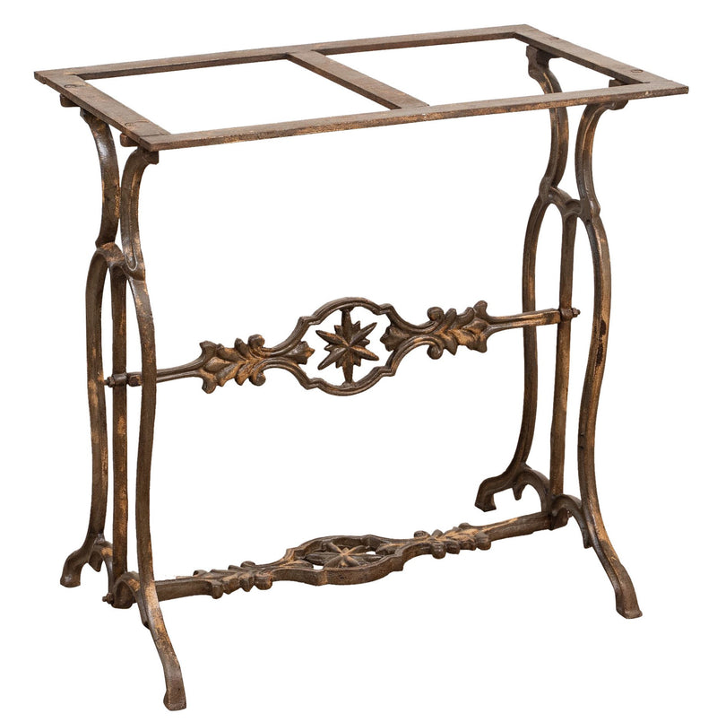 Biscottini BASE TAVOLO IN GHISA FINITURA ANTICATA molto stabile robusta Offerta Speciale