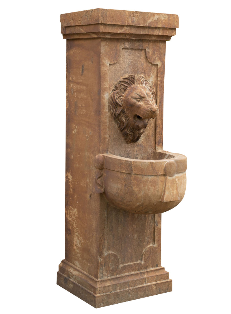 Biscottini Fontana a muro in pietra L40xPR59xH125 cm smontabile dimensioni realizzata