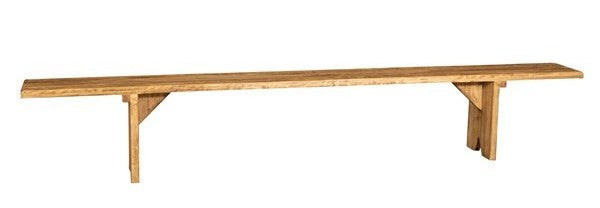 Biscottini PANCA IN LEGNO MASSELLO DI TIGLIO FINITURA NATURALE MADE IN ITALY realizzata