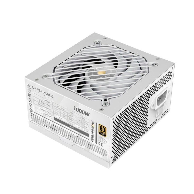 Fonte di Alimentazione Mars Gaming MPB1000SIW ATX 1000 W 80 Plus Gold