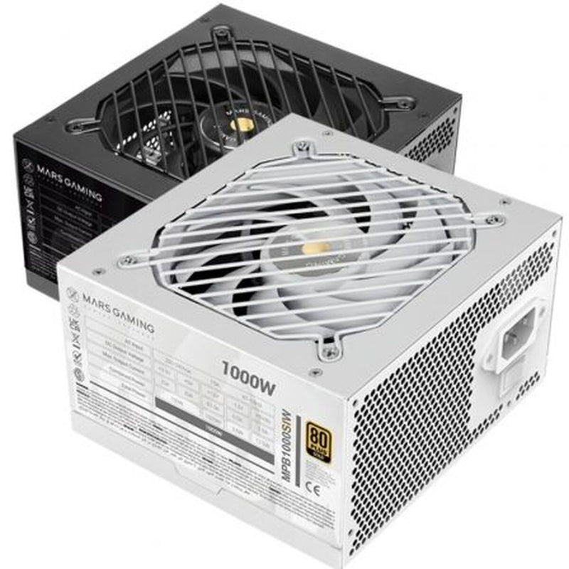 Fonte di Alimentazione Mars Gaming MPB1000SIW ATX 1000 W 80 Plus Gold