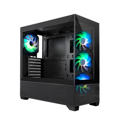 Case computer desktop ATX CoolBox COO-CHA-GA250-0 Nero