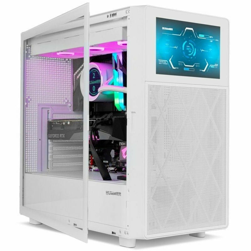 Case computer desktop ATX Nox-Xtreme NXHUMMERBIOSW Nero