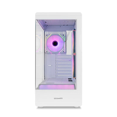 Case computer desktop ATX Nox-Xtreme NXHUMMERSIGNAWH Bianco