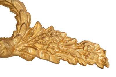 Biscottini Fregio decorativo in legno finitura foglia oro anticato
