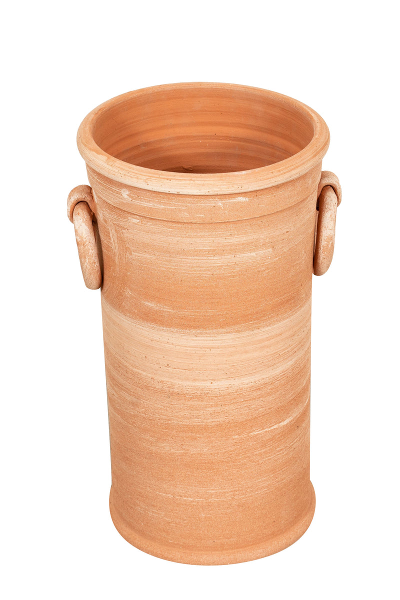 Biscottini Vaso portaombrelli in terracotta di galestro 100% Made in Italy interamente lavorata a mano