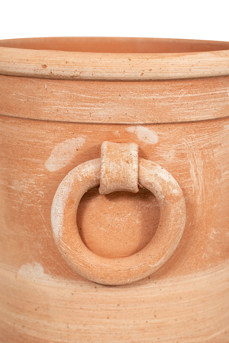 Biscottini Vaso portaombrelli in terracotta di galestro 100% Made in Italy interamente lavorata a mano