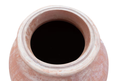 Biscottini Vaso giara in terracotta di galestro 100% Made in Italy interamente lavorata a mano