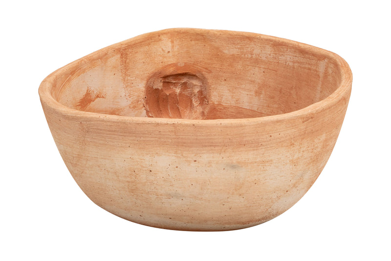 Biscottini Vaso a forma di faccia in Terracotta 100% made in Italy interamente lavorata a mano al tornio