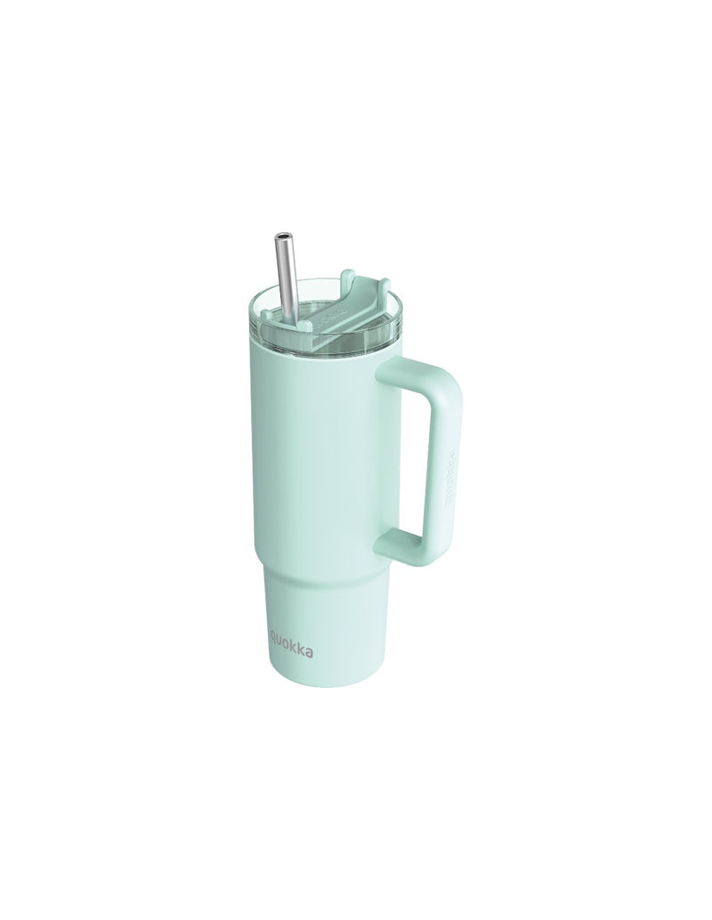 Quokka Stream - Stainless Steel Thermal Mug 950 ml with Straw (Turquoise)