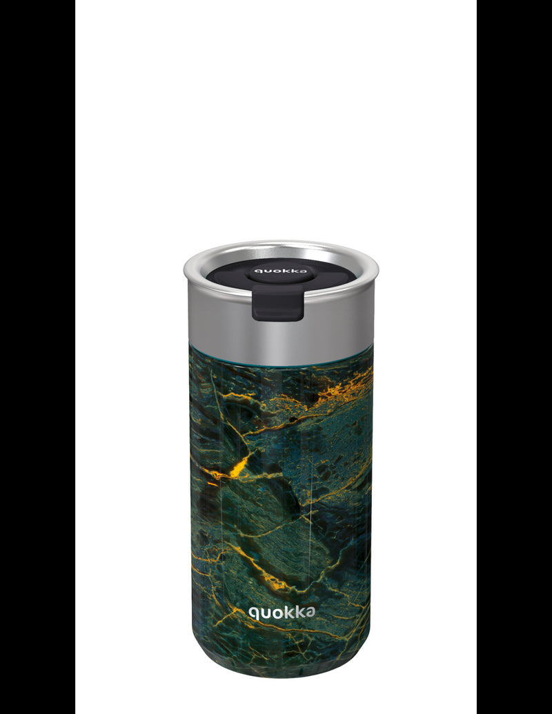 Quokka Boost - Stainless Steel Coffee Tumbler 400 ml (Greenstone)