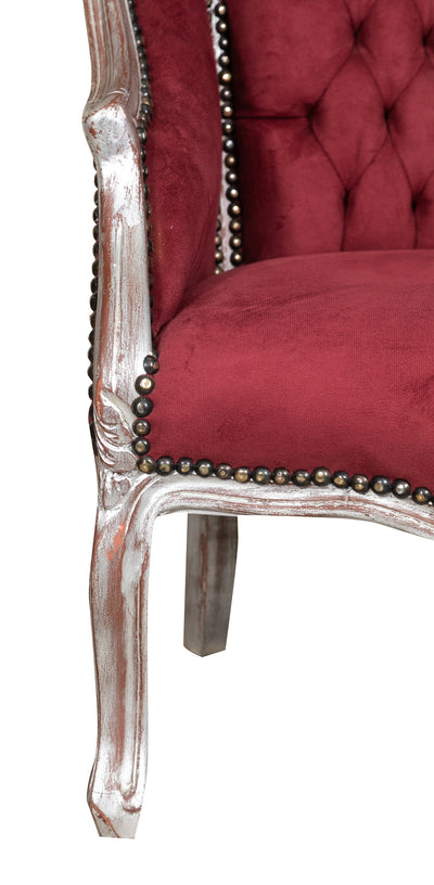 Biscottini POLTRONA STILE FRANCESE LUIGI XVI IN LEGNO MASSELLO DI FAGGIO XVI, faggio,