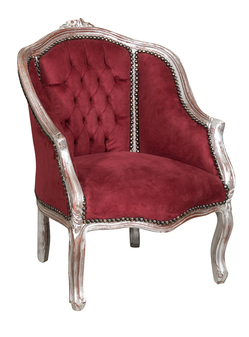 Biscottini POLTRONA STILE FRANCESE LUIGI XVI IN LEGNO MASSELLO DI FAGGIO XVI, faggio,