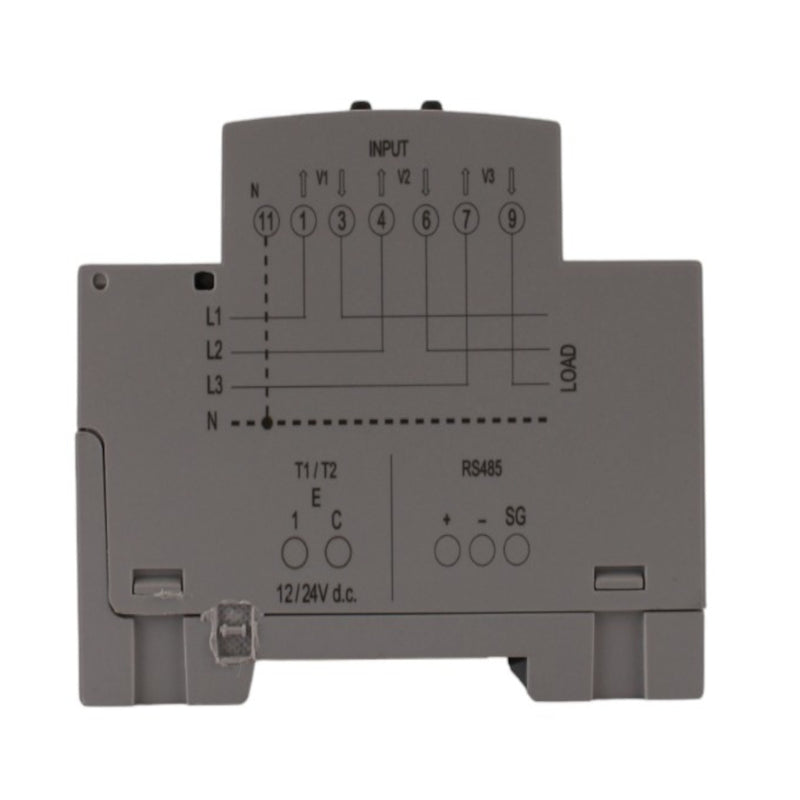 Contatore trifase per collegamento diretto uscita RS485 63A 4 moduli 230VAC Bticino