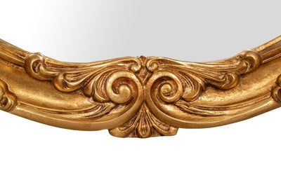 Biscottini SPECCHIERA DA PARETE IN LEGNO FINITURA FOGLIA ORO ANTICATO MADE IN ITALY