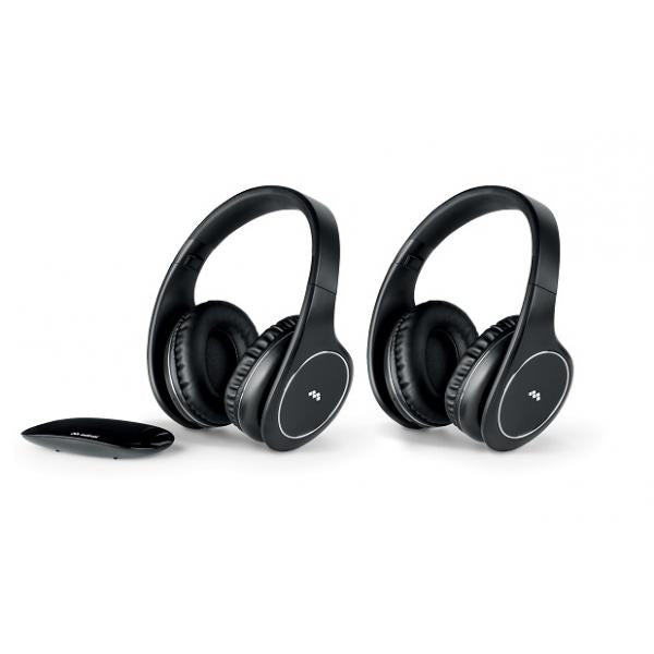 Bundle HP Easy Digital 2 Cuffie TV Stereo Padiglione Auricolare Bluetooth Nero + Base Trasmittente