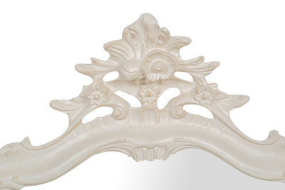 Biscottini SPECCHIERA DA PARETE IN LEGNO FINITURA BIANCA ANTICATA MADE IN ITALY Specchio