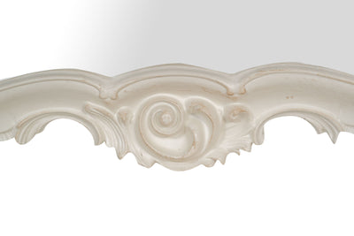 Biscottini SPECCHIERA DA PARETE IN LEGNO FINITURA BIANCA ANTICATA MADE IN ITALY Specchio