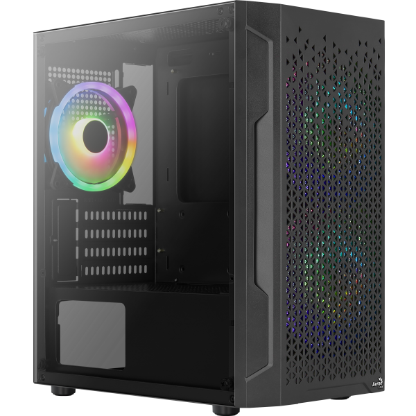 Aerocool Trinity Mini Mini Tower Nero (AeroCool Trinity Mini-G-BK-V2 - MT - m)