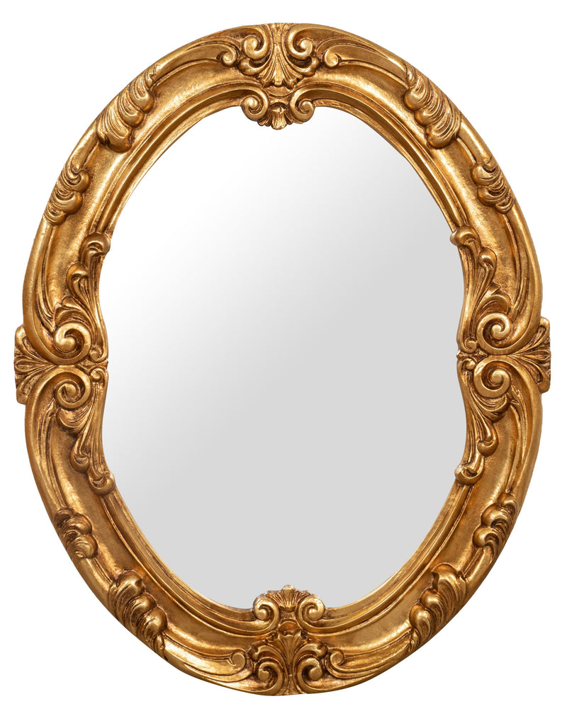 Biscottini SPECCHIERA DA PARETE IN LEGNO FINITURA FOGLIA ORO ANTICATO MADE IN ITALY